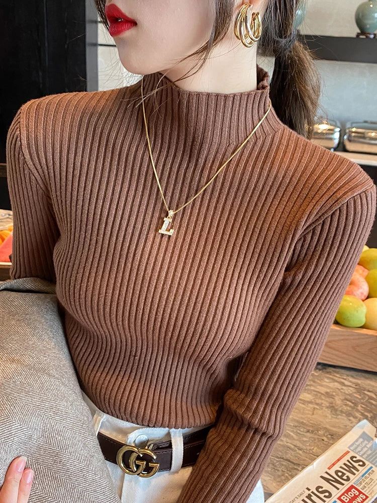 Long Sleeve Casual Slim Pullover