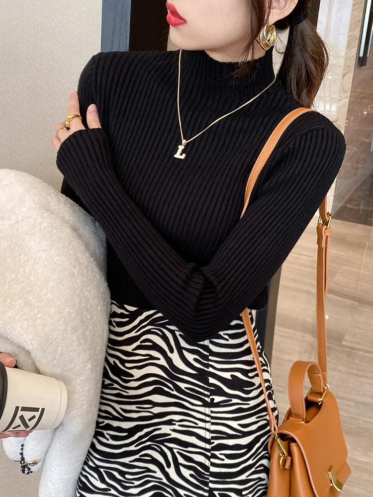 Long Sleeve Casual Slim Pullover