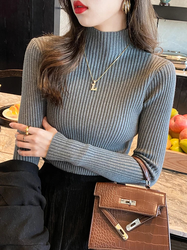 Long Sleeve Casual Slim Pullover
