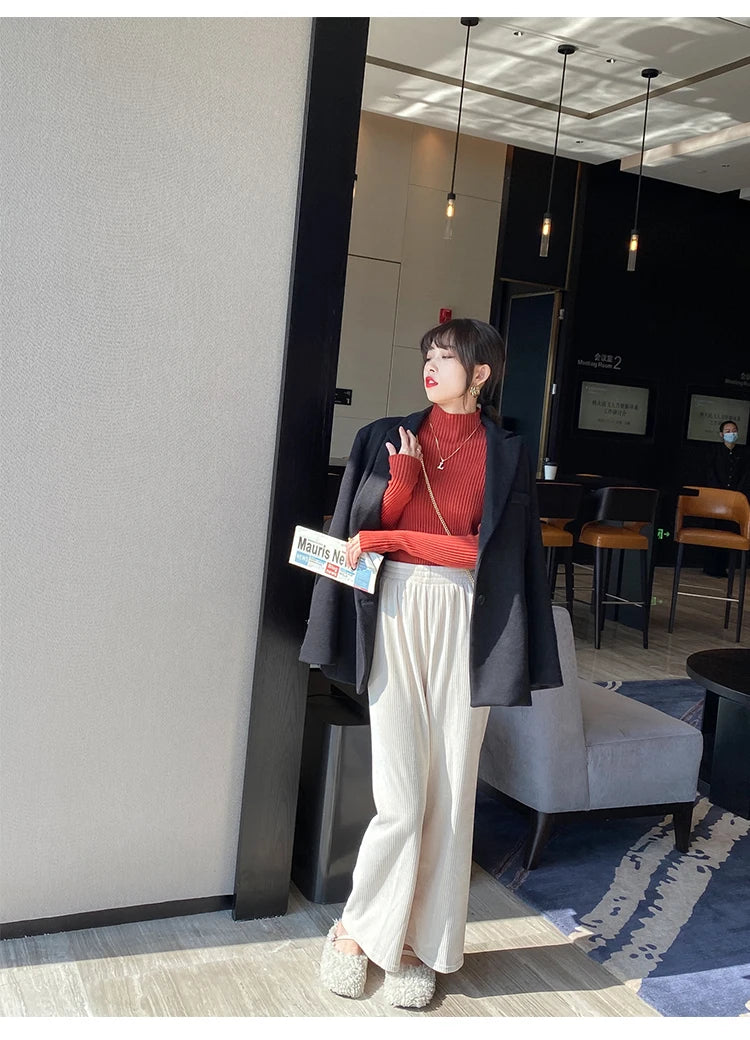 Long Sleeve Casual Slim Pullover